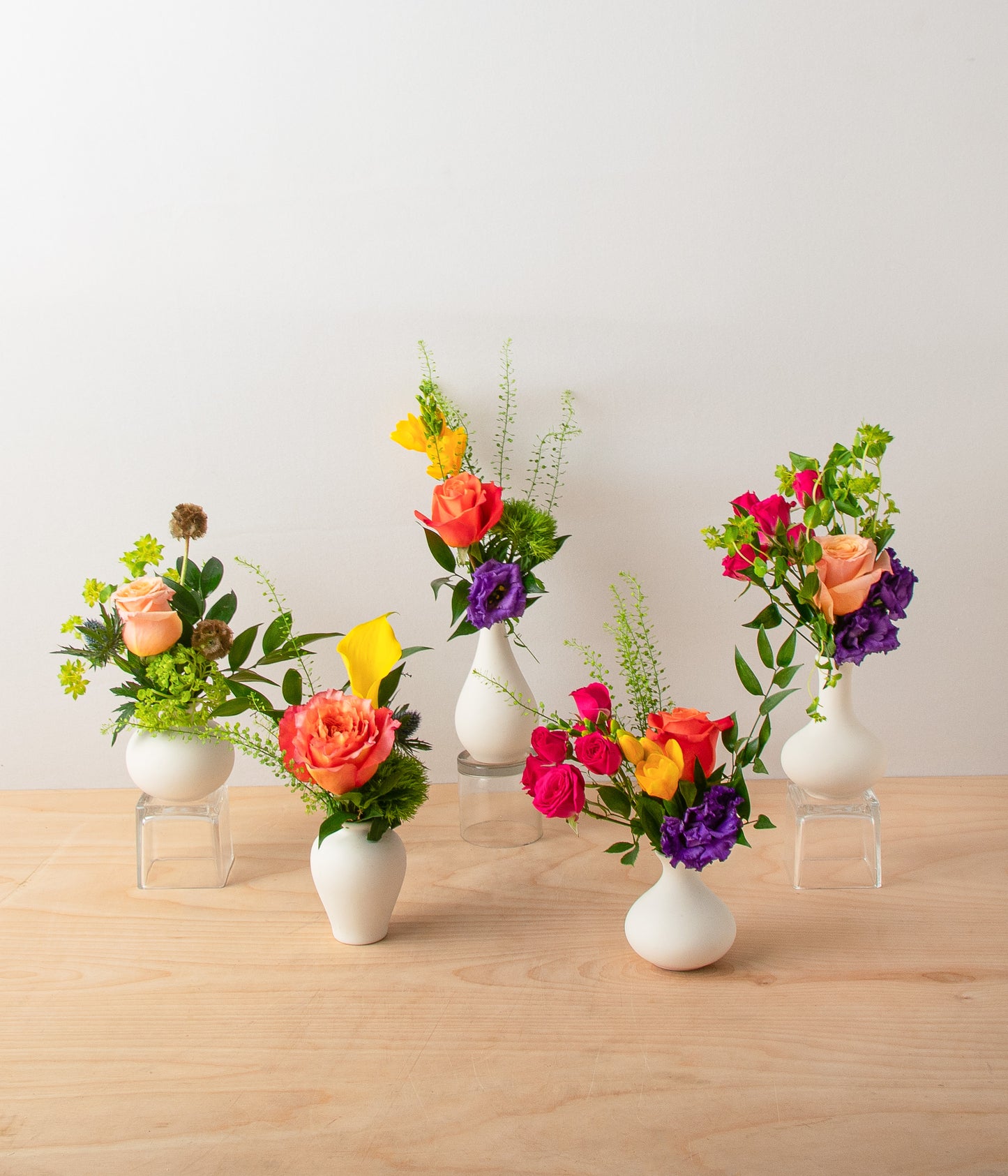 Ceramic Bud Vase Bundle - Summer Mix