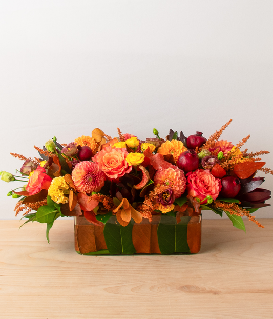Harvest Long and Low Centerpiece