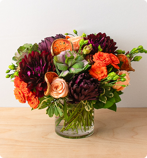 Thanksgiving arrangement by Scott's Flowers NYC